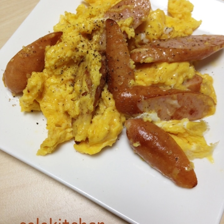 炒めるだけおつまみ ウインナーと卵の炒め物 レシピ 作り方 By Colokitchen 楽天レシピ 炒めるだけおつまみ ウインナーと卵の炒め物 レシピ 作り方 By Colokitchen 楽天レシピ